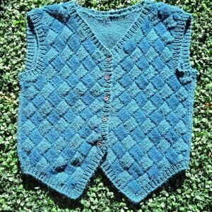 Vintage American Women's Blue and Green